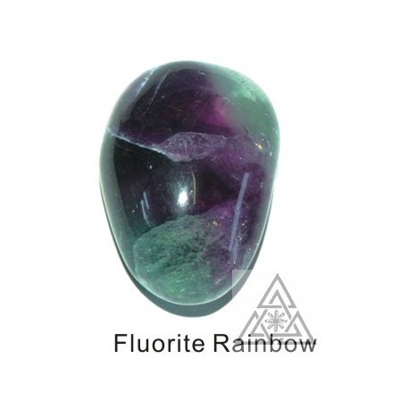 Tumbled Fluorite - rainbow
