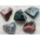 Jasper green rough pieces