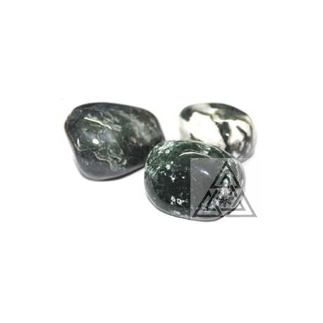 Tumbled Moss Agate